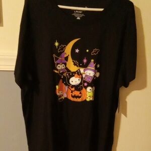 Sanrio Black Hello Kitty & Friends HalloweenTorrid T-Shirt Brand New